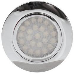 Ultralux beépíthető, mini LED lámpa, króm