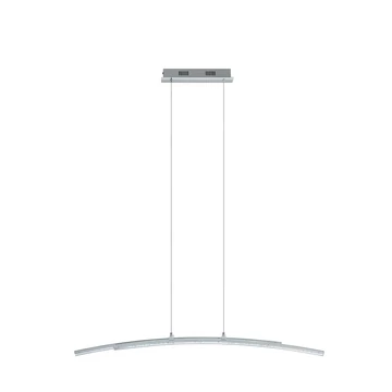 EGLO Pertini LED függeszték, króm/átlátszó