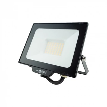 Hutech Ecolight LED reflektor 30W 4000K 2700Lm IP65 fekete