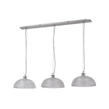 Rábalux függeszték  3X40W szaténkróm - Petrina