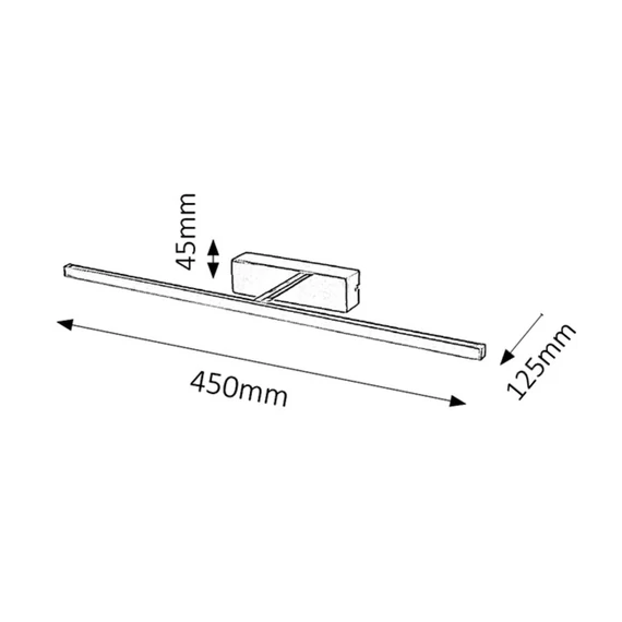 Rábalux Picture Slim LED képvilágító, króm