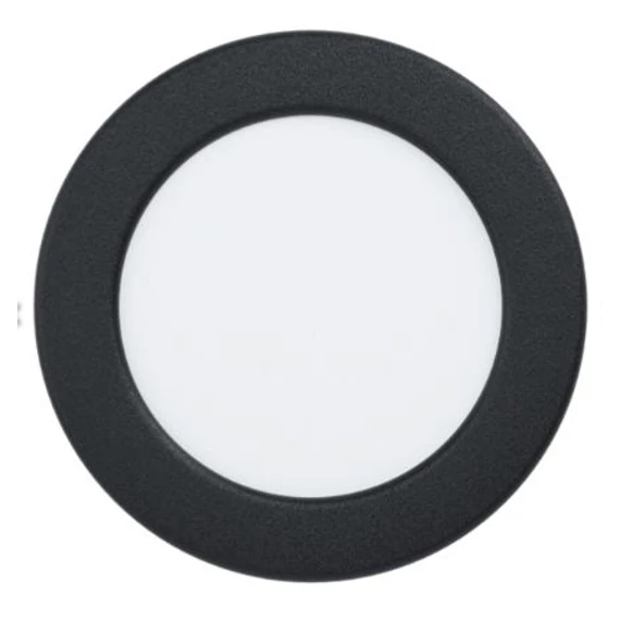 EGLO Fueva 5 LED süllyesztett lámpa, fekete, kerek