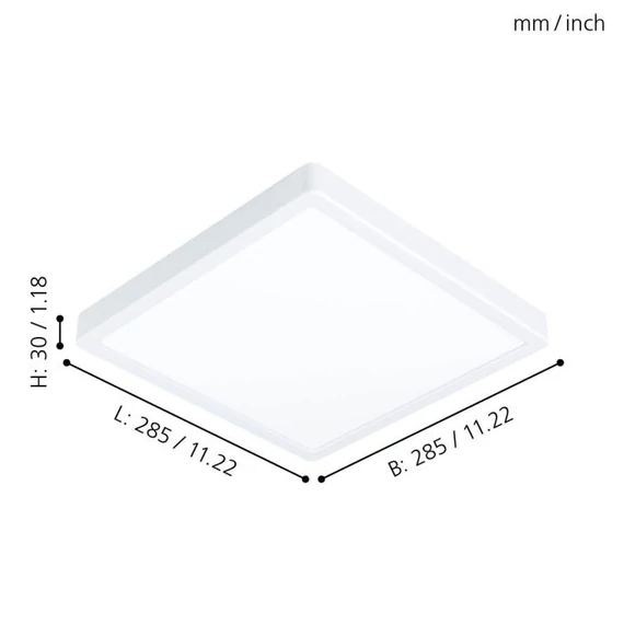 EGLO Fueva 5 mennyezeti LED lámpa, fehér, 205W