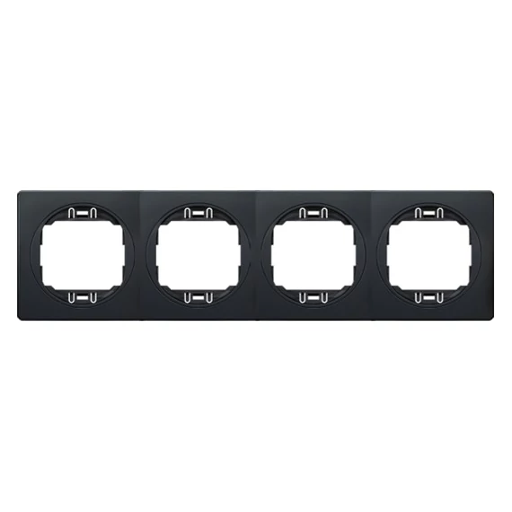 Aling-Conel EON 4-es keret, vízszintes, classic fekete