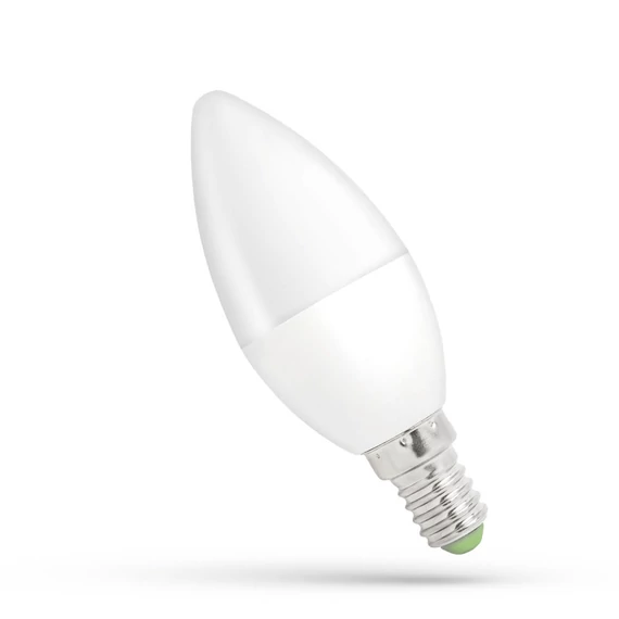 Spectrum LED gyertya izzó C37 6W E14 3000K 