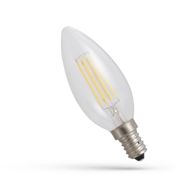 Spectrum COG filament LED gyertya izzó C35 5,5W E14 4000K