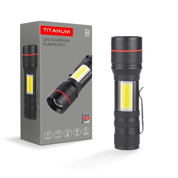 Videx TITANUM LED zseblámpa 6500K 200lm TLF-T02 