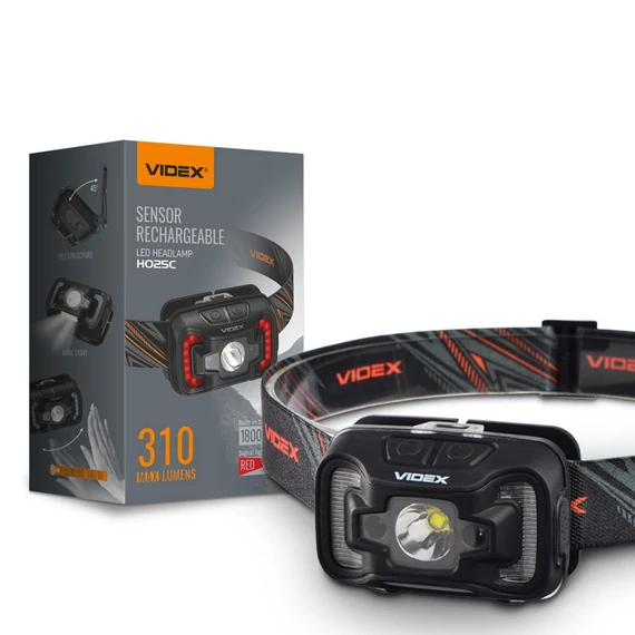 VIDEX fejlámpa LED+COB - VLF-H025C