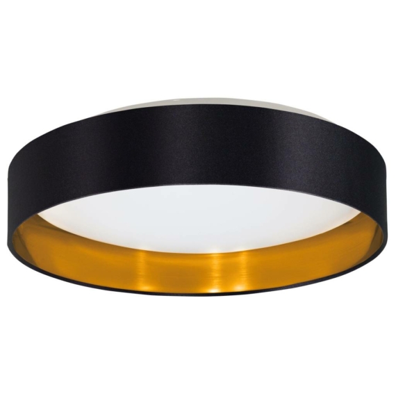 EGLO Maserlo mennyezeti LED lámpa, 21,6W, fekete/arany