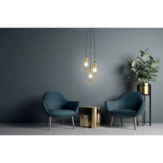 EGLO Byron függeszték, 3 x max.60W, arany