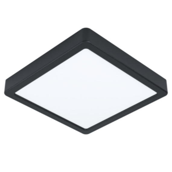 EGLO Fueva-Z vezérelhető mennyezeti LED lámpa, fekete