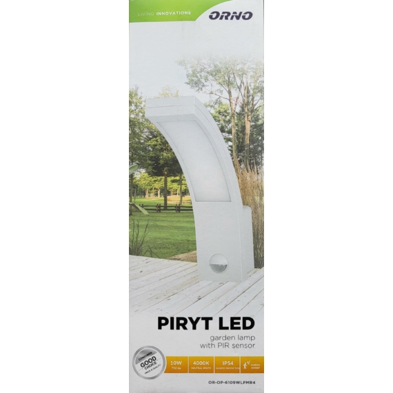 Orno mozgásérzékelős LED kerti lámpa, fehér