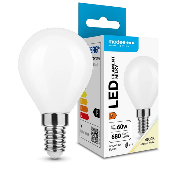 Modee Filament LED izzó Mini 7W E14 4000K