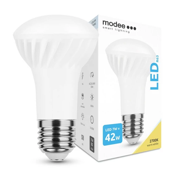 Modee LED spot izzó 7W R63 E27 2700K