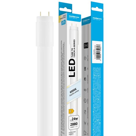 Modee LED fénycső T8 150cm 24W 6000K