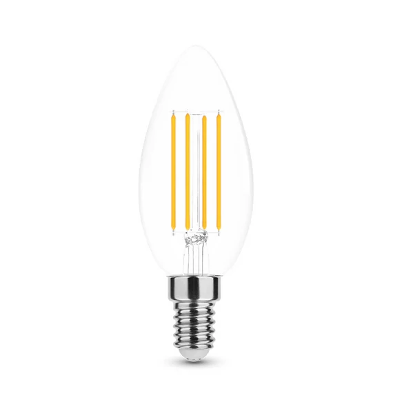 Modee Filament LED gyertya izzó 7W E14 4000K dimmelhető