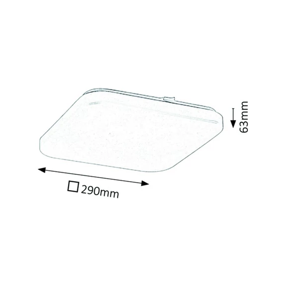 Rábalux LED mennyezeti lámpa 20W 1400lm - Rob