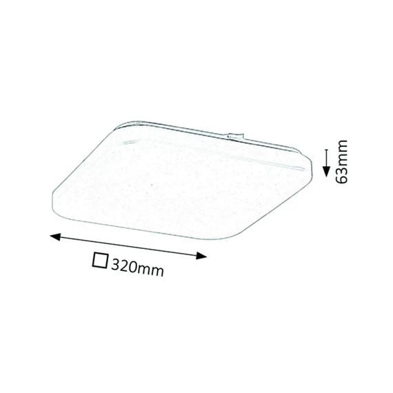 Rábalux LED mennyezeti lámpa 32W 2600lm - ROB