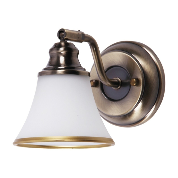 Rábalux Grando fali lámpa, bronz/ fehér