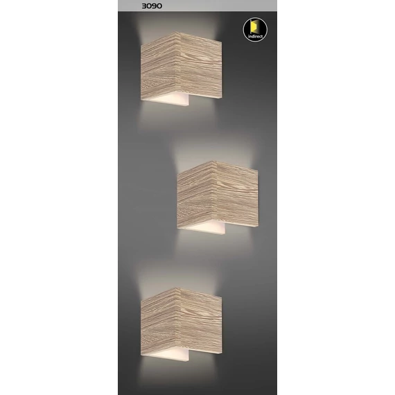 Rábalux Cinnamon LED fali lámpa, tölgy