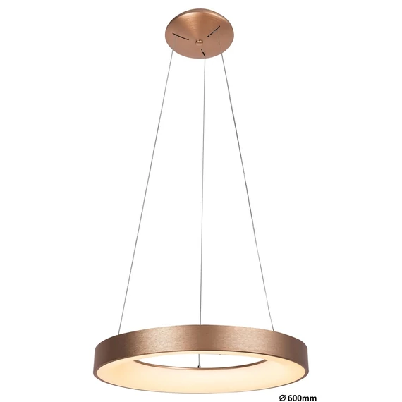 Rábalux Carmella LED függeszték, arany/fehér