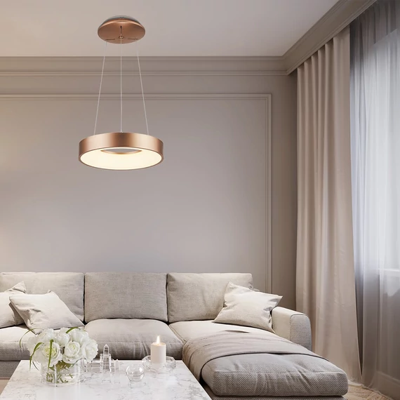 Rábalux Carmella LED függeszték, arany/fehér