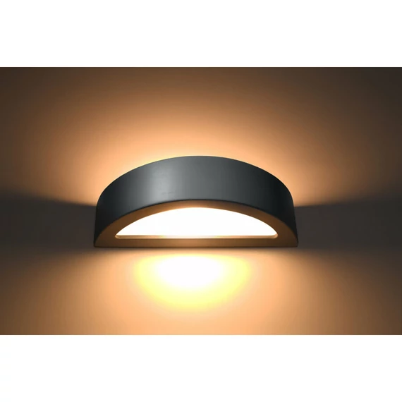 Sollux Lighting Atena fali lámpa, szürke
