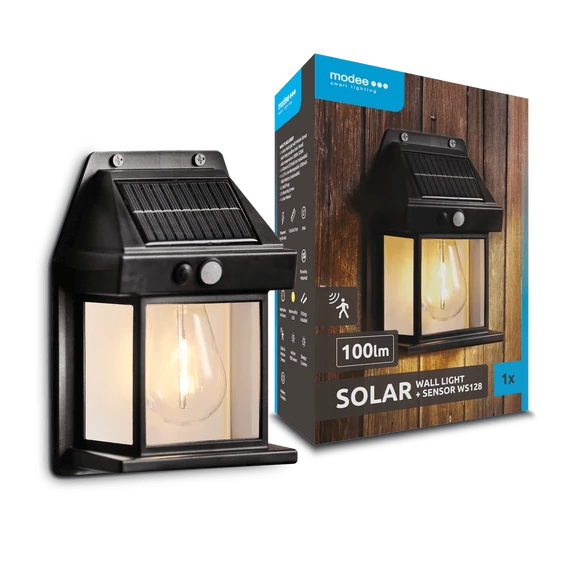 Modee Lighting LED Szolár Napelemes fali lámpa WS128 sensoros
