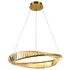 Nedes LED függeszték, arany / kristály
