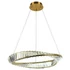 Nedes LED függeszték, arany / kristály