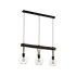 EGLO Roding függeszték, 3x40W, fekete/fa 