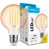 Modee Filament Amber LED izzó G80 izzó 4W E27 1800K