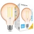 Modee Filament Amber LED izzó G95 4W E27 1800K